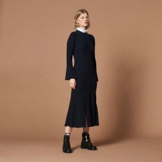 Sandro - sandro ニットワンピース ニットロングワンピースの通販 by ...