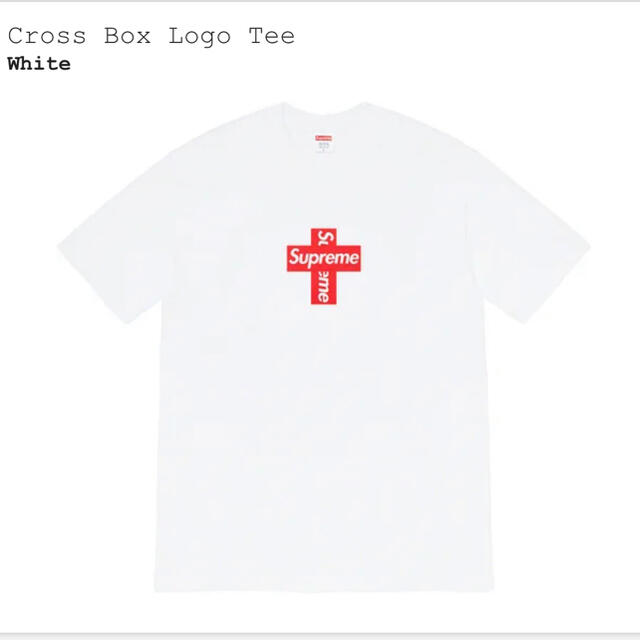 Supreme Cross Box Logo Tee M size