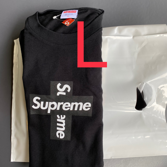 supreme box logo Tシャツ　黒　L