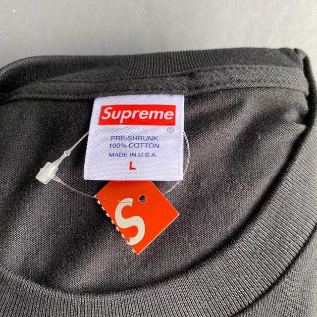 supreme box logo Tシャツ　黒　L