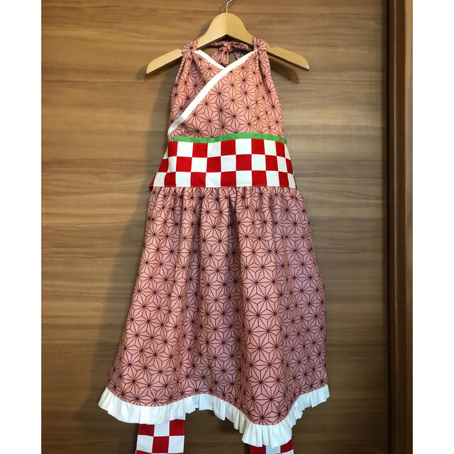 nao様専用　ねづこのエプロンドレス130 キッズ/ベビー/マタニティのキッズ服女の子用(90cm~)(ワンピース)の商品写真