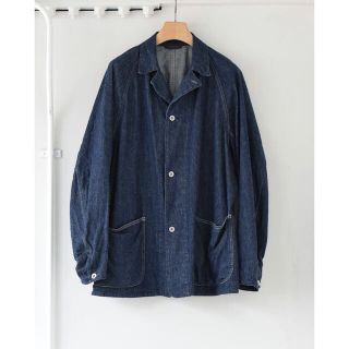 コモリ(COMOLI)のCOMOLI 21SS デニムワークジャケット カバーオール サイズ2 新品(Gジャン/デニムジャケット)