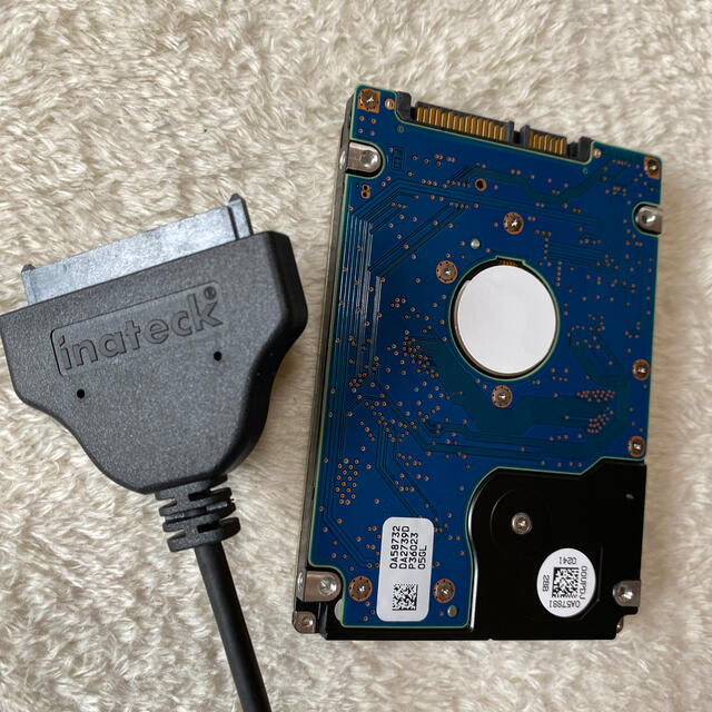 ハードディスク250GB 接続USBケーブル
