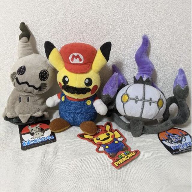 ポケモン ぬいぐるみ マリオピカチュウ ミミッキュ色違い シャンデラの通販 By パチュリ717 S Shop ポケモンならラクマ