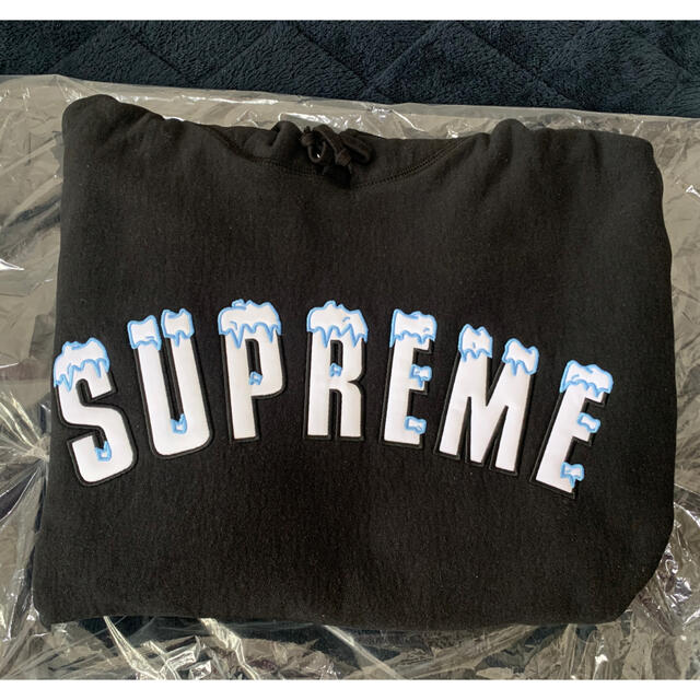 Supreme(シュプリーム)のSupreme Icy Arc Hooded Sweatshirt  黒Lサイズ メンズのトップス(パーカー)の商品写真