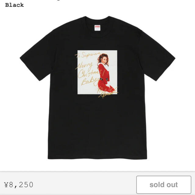 ブラックSIZEMariah Carey Tee  シュプリーム マライアキャリー ブラック