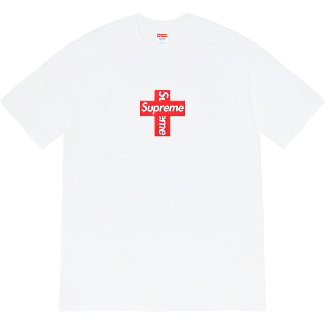 supreme cross box logo tee