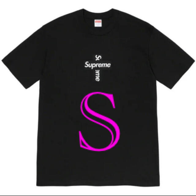 S supreme Cross Box Logo Tee シュプリーム - Tシャツ/カットソー