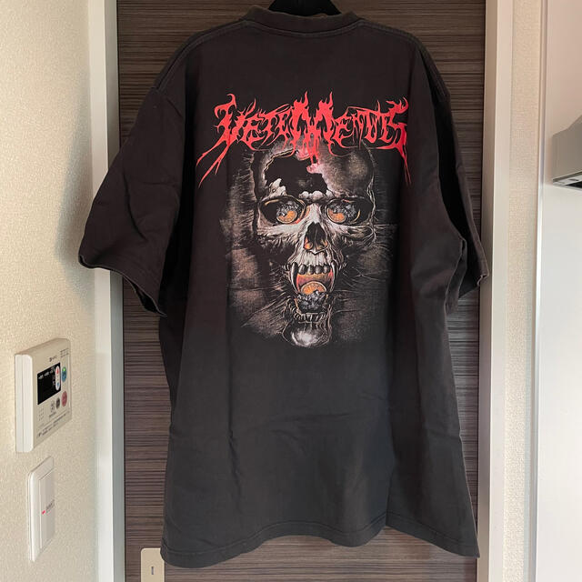 vetements スカル　バッグロゴ　Tシャツ