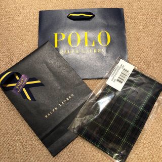 ポロラルフローレン(POLO RALPH LAUREN)のPOLO ラルフローレン　【新色】コットンマスク　ポーチ付き(その他)