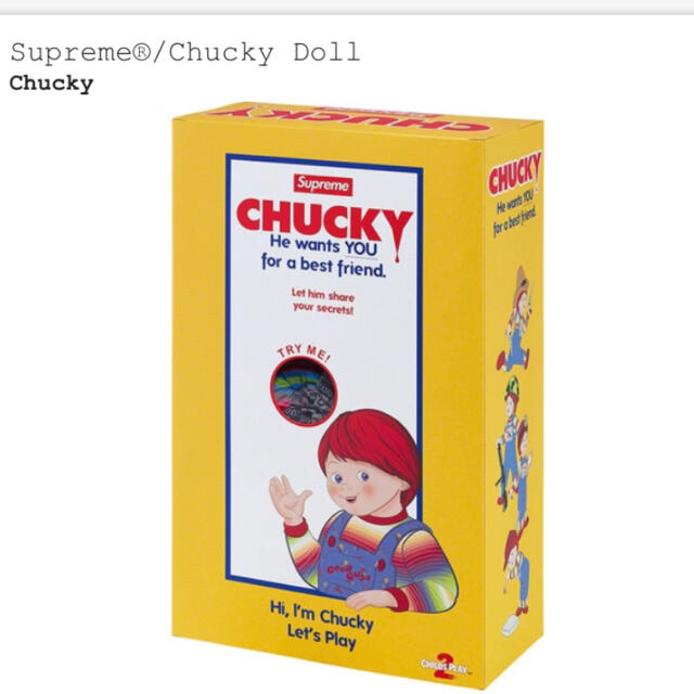 Supreme(シュプリーム)のSupreme Chucky Doll エンタメ/ホビーのおもちゃ/ぬいぐるみ(キャラクターグッズ)の商品写真