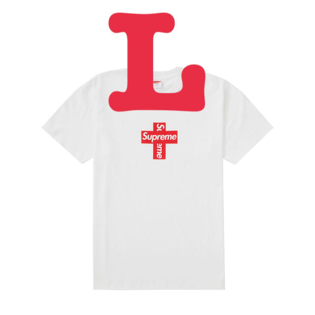 supreme cross box logo L