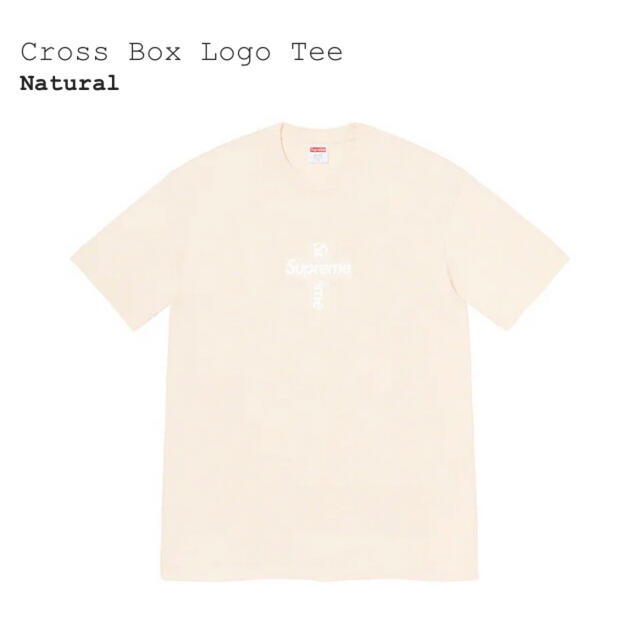 トップスsupreme Cross Box Logo Tee Lサイズ