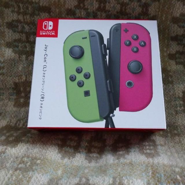 【新品未開封】joy-con(L)ネオングリーン/(R)ネオンピンク