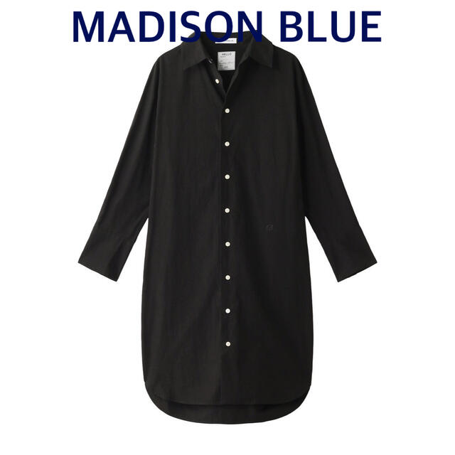 【MADISON BLUE 】オーバーサイズ スプリットタックシャツワンピース