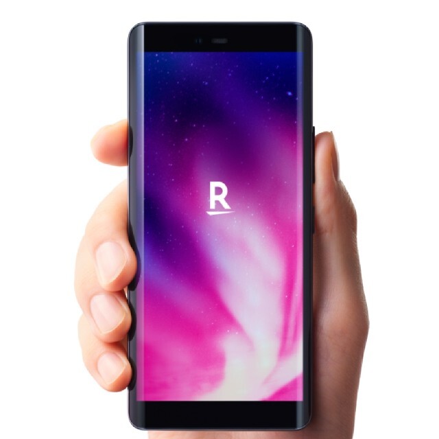 Rakuten(ラクテン)の楽天hand 　Black　専用レザーケース付き スマホ/家電/カメラのスマートフォン/携帯電話(スマートフォン本体)の商品写真