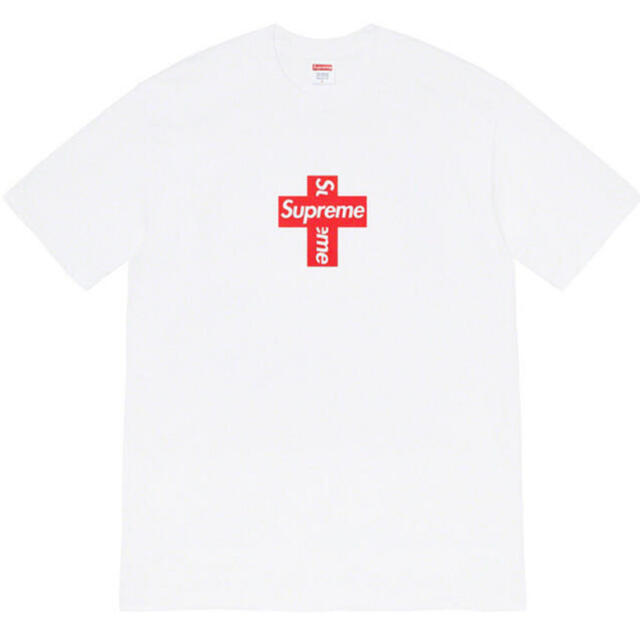 Supreme Cross Box Logo Tee Small White