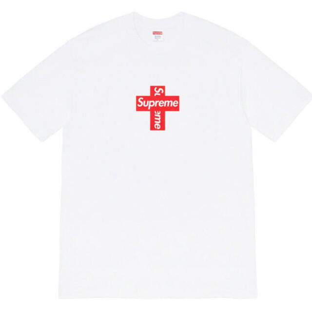 トップスSupreme Cross Box Logo Tee Medium White