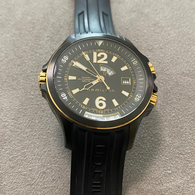 Hamilton(ハミルトン)のHAMILTON カーキネイビーGMT メンズの時計(腕時計(アナログ))の商品写真