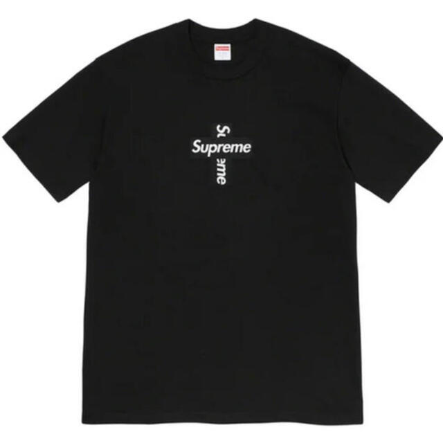 Supreme Cross Box Logo Tee Small Black