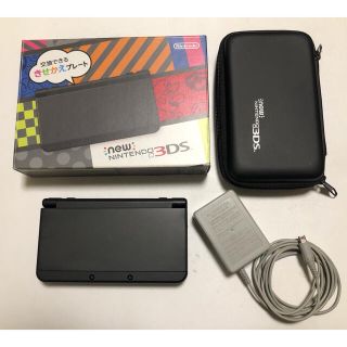 ニンテンドー3DS(ニンテンドー3DS)の【中古】3DS New ニンテンドー3DS ブラック 本体 任天堂(携帯用ゲーム機本体)