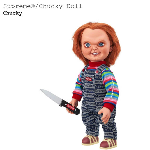 Supreme(シュプリーム)のsupreme chucky doll 人形 チャッキー 早い者勝ち ハンドメイドのぬいぐるみ/人形(人形)の商品写真