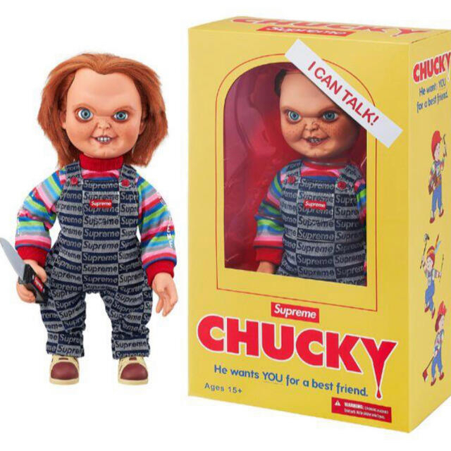 Supreme(シュプリーム)の【ステッカー4枚セット！匿名配送】supreme Chucky チャッキー　 エンタメ/ホビーのフィギュア(SF/ファンタジー/ホラー)の商品写真