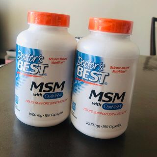 MSM optiMSM入り1000mg 180粒✖️2個 膝　関節　美容(その他)