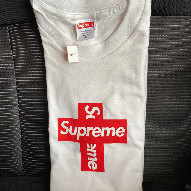 Supreme Cross Box Logo Tee WHITE Lサイズ |