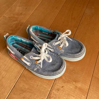 ヴァンズ(VANS)の⑪VANS デッキシューズ 16.5㎝(スリッポン)