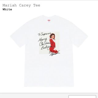 シュプリーム(Supreme)の最安！早い者勝ち！supreme Mariah Carey TEE 白M(Tシャツ(半袖/袖なし))