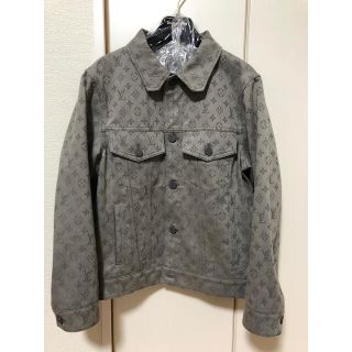 豪華 ルイヴィトンヴァージルアブロー モノグラム総柄デニムジャケット 【誠実】 ルイヴィトン モノグラムデニムジャケット ヴァージル Gジャン/デニムジャケット