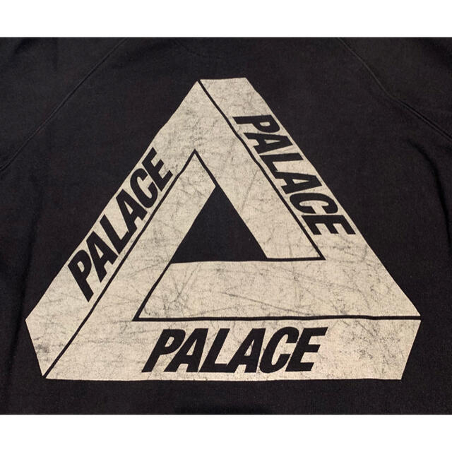 Supreme(シュプリーム)のPALACE logo クルーネック パーカー スウェット Black メンズのトップス(パーカー)の商品写真