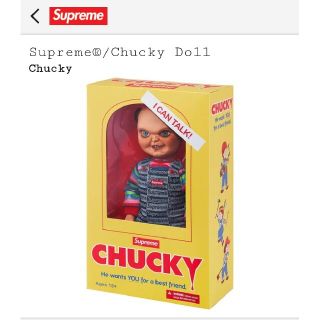 シュプリーム(Supreme)のSupreme Chucky Doll シュプリーム チャッキー最終早い物勝ち(キャラクターグッズ)