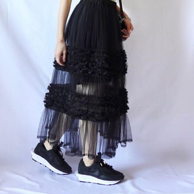 noir kei ninomiya  19aw チュールスカート