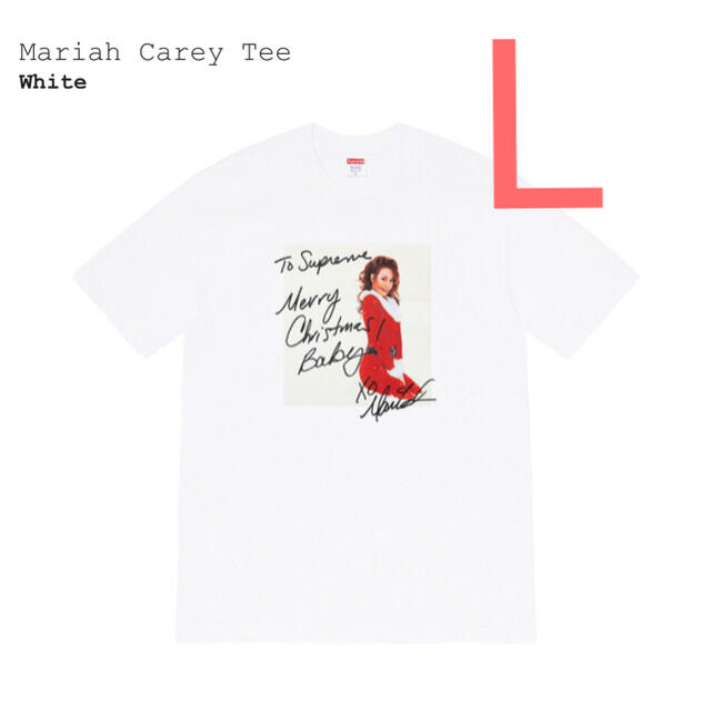 【白L】 Mariah Carey Tee SUPREME