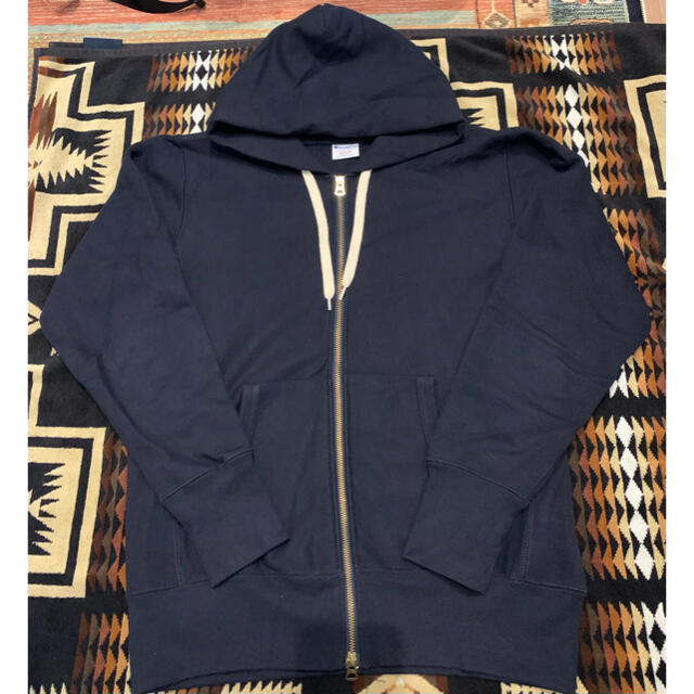 Champion(チャンピオン)の【なお様専用】Champion ジップパーカー リバースウィーブ Navy メンズのトップス(パーカー)の商品写真