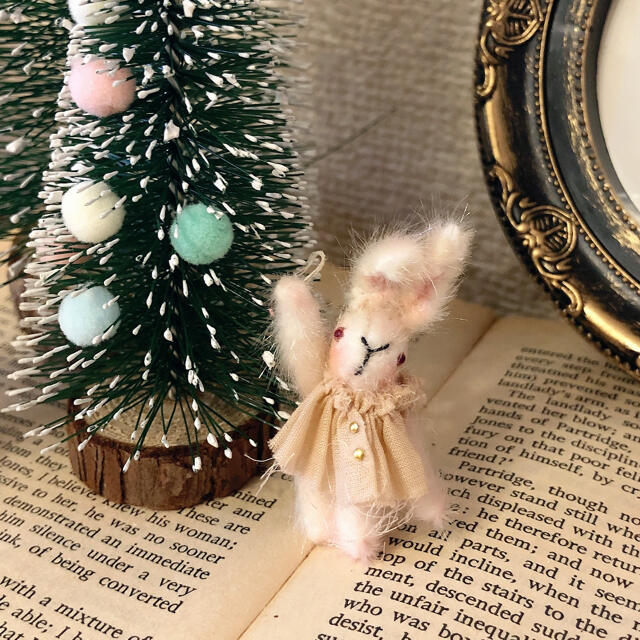 miniature teddy❤︎ぶら下がりウサちゃん❶