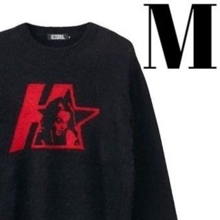 ヒステリックグラマー(HYSTERIC GLAMOUR)のM ヒステリックグラマー 編込 プルオーバー  (ニット/セーター)