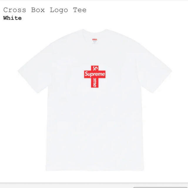 Tシャツ/カットソー(半袖/袖なし)supreme シュプリーム  ボックスロゴ tシャツcross box
