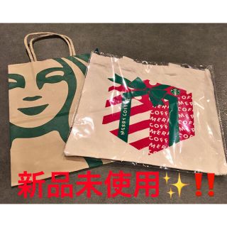 スターバックスコーヒー(Starbucks Coffee)のStarbucks✨クリスマス限定ミニトートバッグ‼️新品未使用✨‼️(トートバッグ)