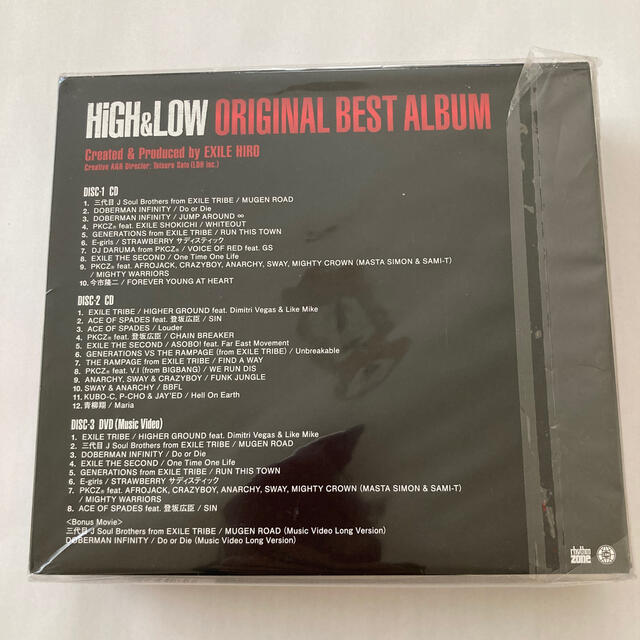 Exile Tribe High Low Original Best Album Dvd付 の通販 By エグザイル トライブならラクマ