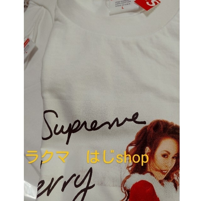 Supreme　20aw マライアキャリーTシャツ　ホワイト　L