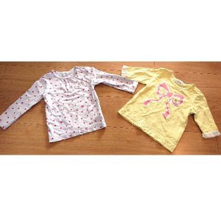 ハッカベビー(hakka baby)のハッカ ベビー hakkababy 90 長袖 女の子 ロンT トップス 80 (Tシャツ/カットソー)