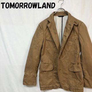 トゥモローランド(TOMORROWLAND)の購入者ありトゥモローランド折り返しジャケット テーラードジャケット サイズ44(テーラードジャケット)