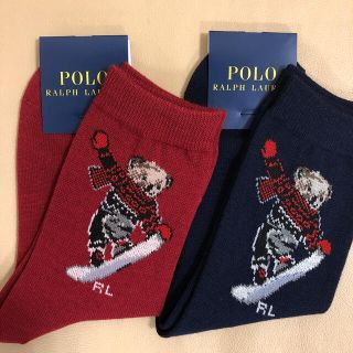 ポロラルフローレン(POLO RALPH LAUREN)の新品　レディース  ポロラルフローレン　超人気ウールソックス2足組　日本製(ソックス)