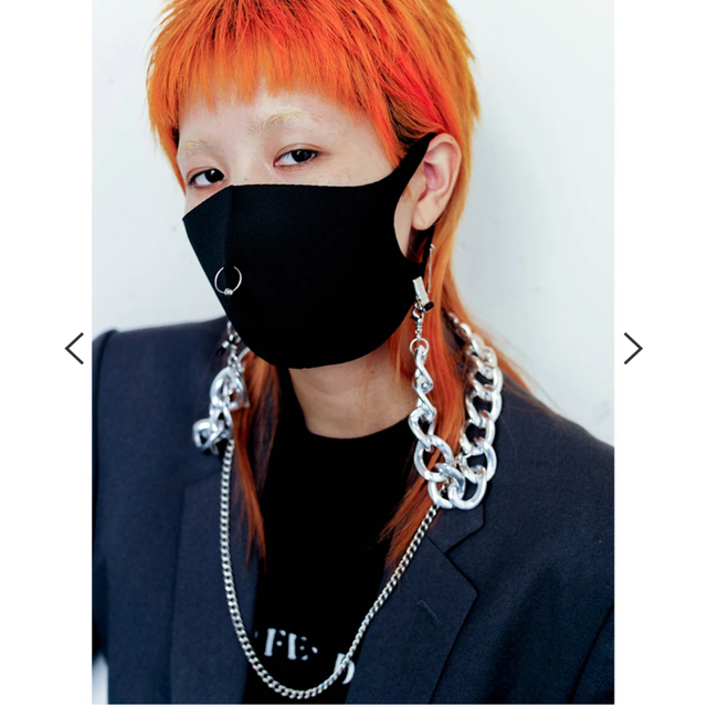 JOHN LAWRENCE SULLIVAN(ジョンローレンスサリバン)のmix chain 3way mask  holder メンズのアクセサリー(ネックレス)の商品写真