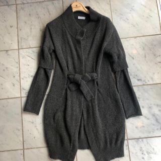 ブルネロクチネリ(BRUNELLO CUCINELLI)のブルネロクチネリ　カシミヤ　カーディガン　ダークグレー(カーディガン)