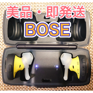 ボーズ(BOSE)の【美品・お得】BOSE Bluetooth SOUNDSPORT FREE(ヘッドフォン/イヤフォン)