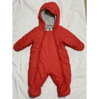 プチバトー(PETIT BATEAU)の【断捨離中】プチバトー ジャンプスーツ 6m カバーオール(カバーオール)